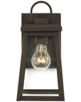 Sea Gull Lighting Founders Small 1-Light Wall Lantern without Bulb