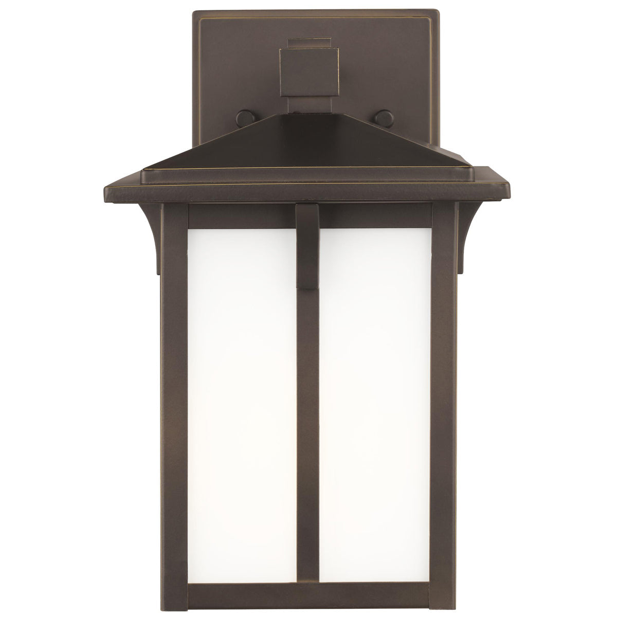 Sea Gull Lighting Tomek Small 1-Light Outdoor Wall Lantern with Bulb