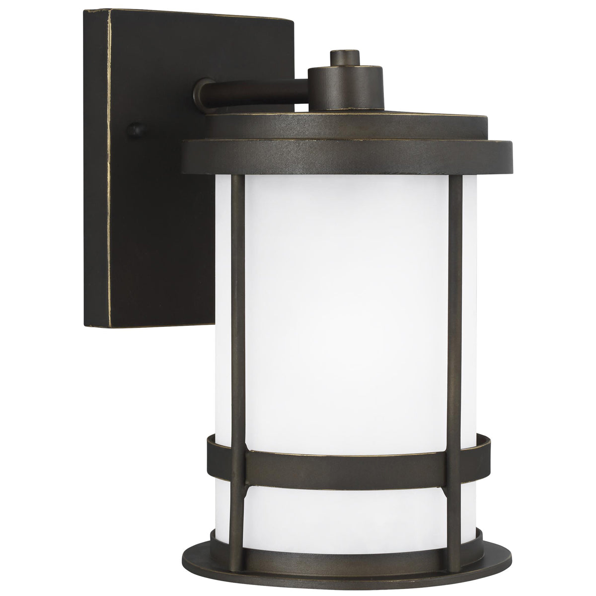 Sea Gull Lighting Wilburn Small 6&quot; 1-Light Outdoor Wall Lantern