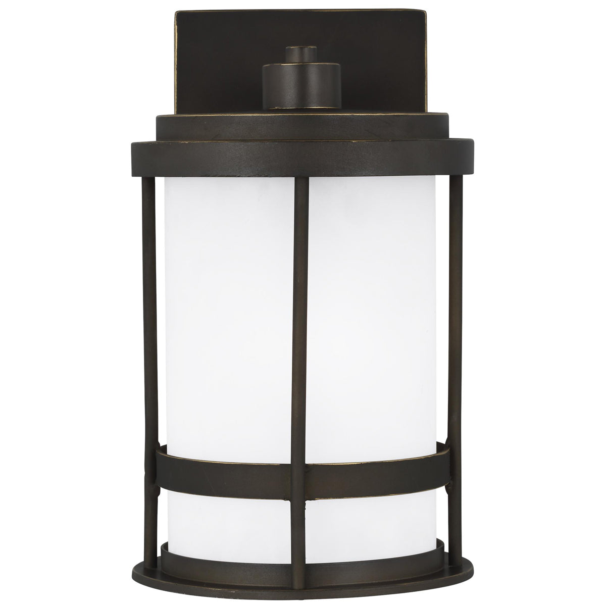 Sea Gull Lighting Wilburn Small 6&quot; 1-Light Outdoor Wall Lantern