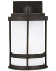 Sea Gull Lighting Wilburn Small 6" 1-Light Outdoor Wall Lantern