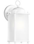 Sea Gull Lighting New Castle Large 1-Light Outdoor Wall Lantern