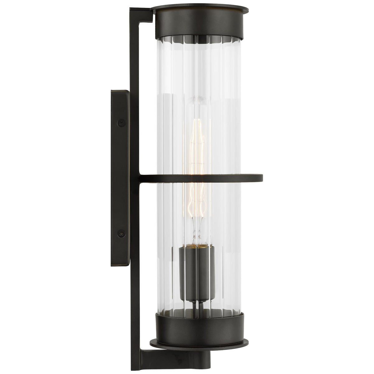 Sea Gull Lighting Alcona 1-Light Outdoor Wall Lantern without Bulb