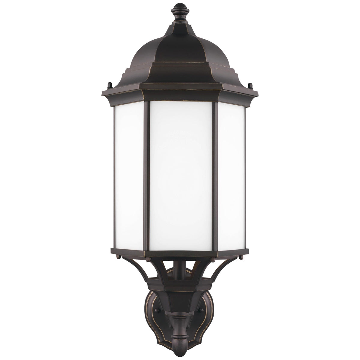 Sea Gull Lighting Sevier Uplight Outdoor Wall Lantern without Bulb