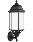 Sea Gull Lighting Sevier Uplight Outdoor Wall Lantern without Bulb