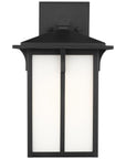 Sea Gull Lighting Tomek Medium 1-Light Outdoor Wall Lantern with Bulb