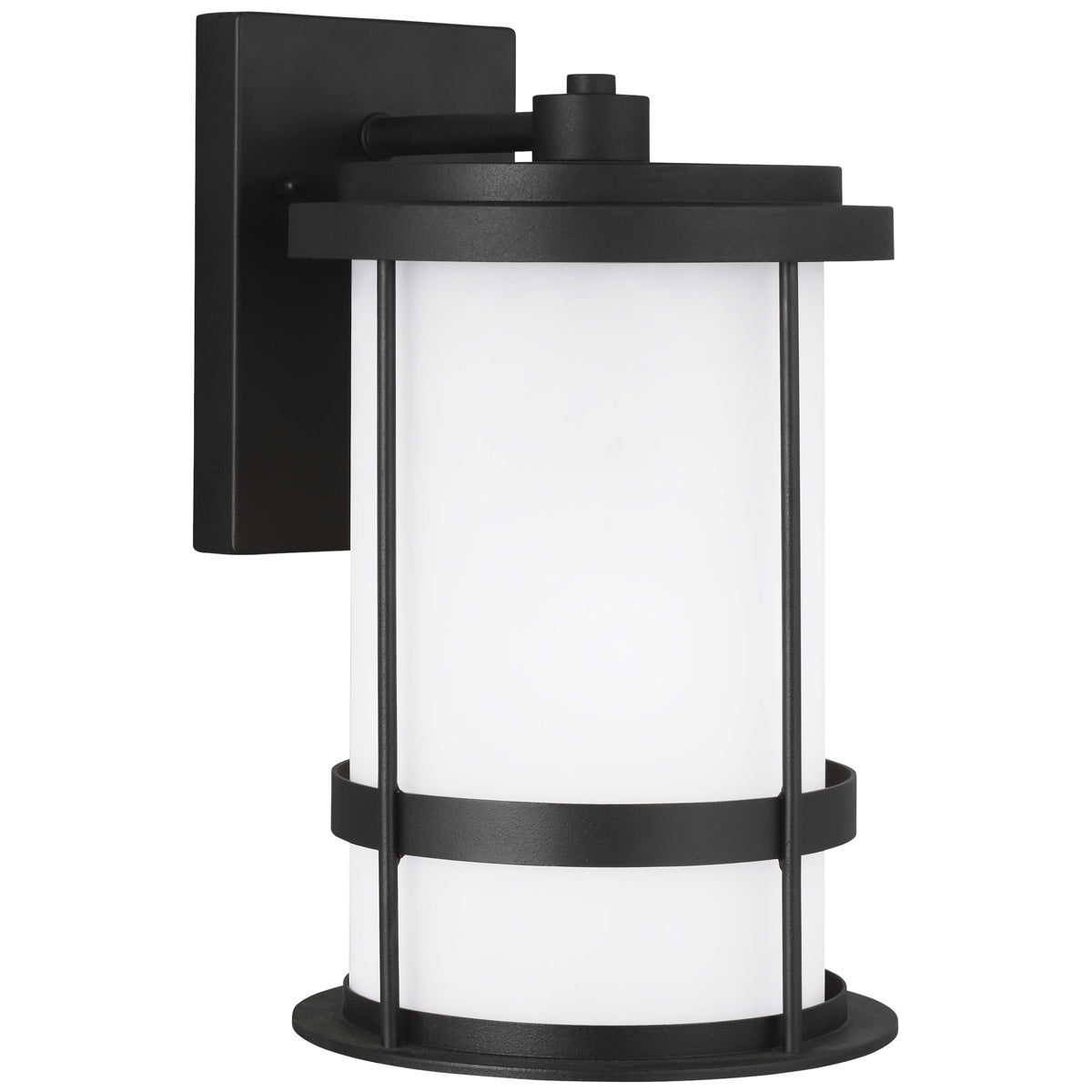 Sea Gull Lighting Wilburn Medium 8&quot; 1-Light Outdoor Wall Lantern