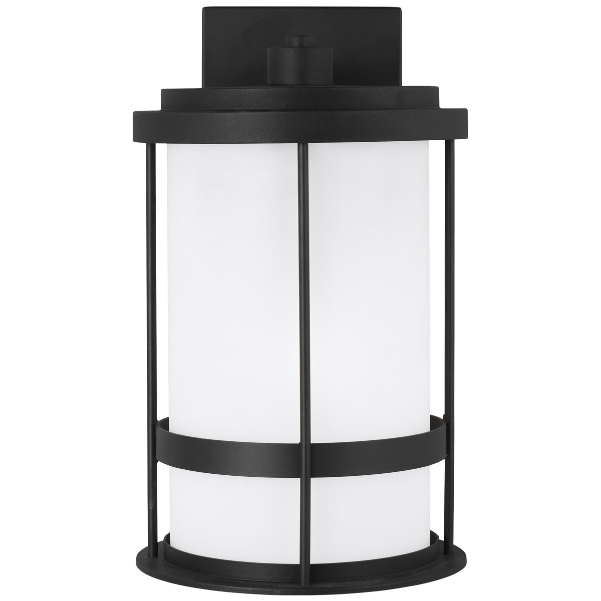 Sea Gull Lighting Wilburn Medium 8&quot; 1-Light Outdoor Wall Lantern