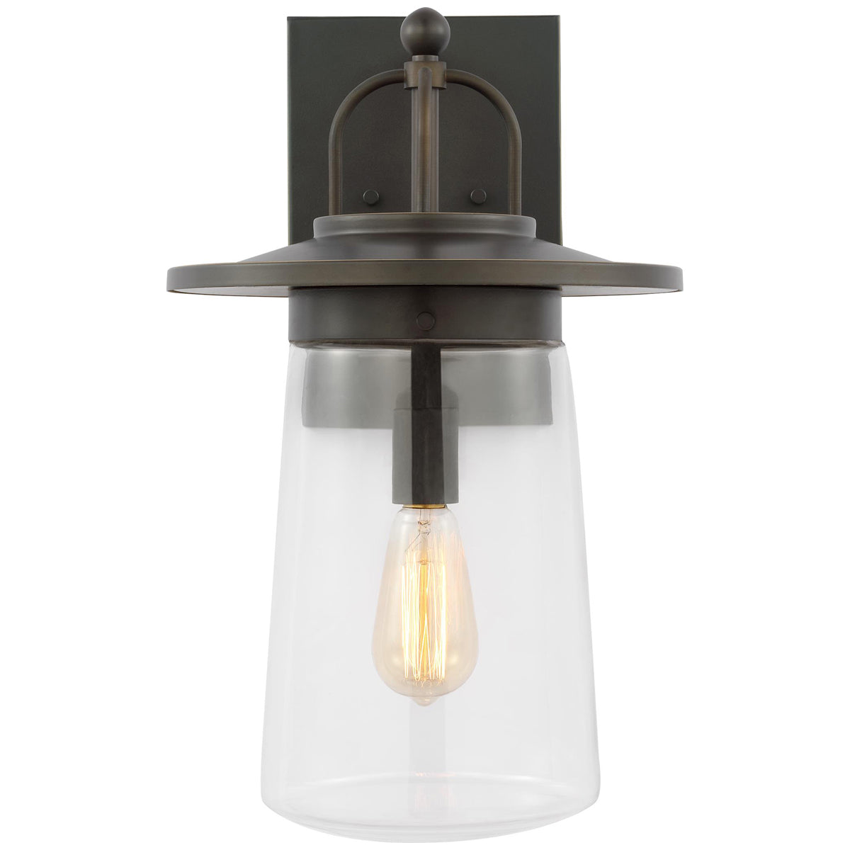 Sea Gull Lighting Tybee Large 1-Light Outdoor Wall Lantern