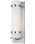 Sea Gull Lighting Alban 1-Light Outdoor Wall Lantern - Aluminum