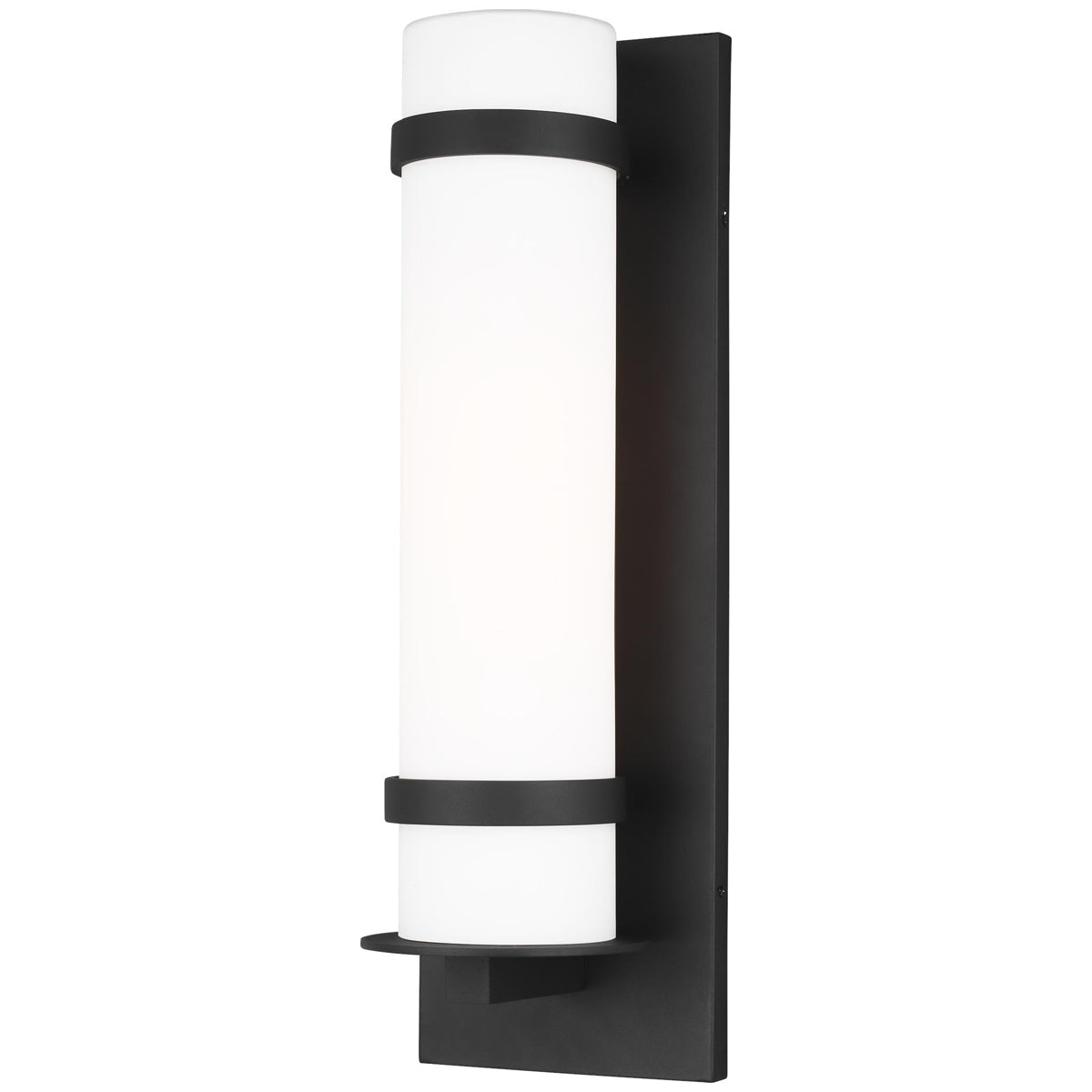 Sea Gull Lighting Alban Large 1-Light Outdoor Cylinder Wall Lantern