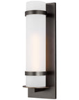 Sea Gull Lighting Alban 1-Light Outdoor Wall Lantern - Aluminum