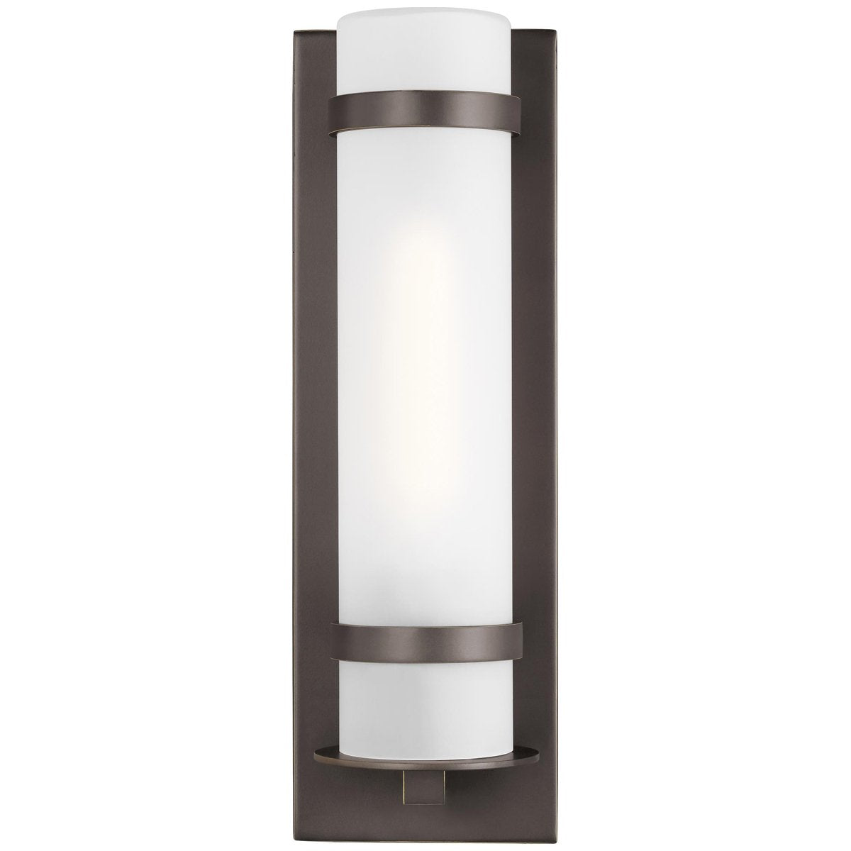 Sea Gull Lighting Alban 1-Light Outdoor Wall Lantern - Aluminum