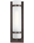 Sea Gull Lighting Alban 1-Light Outdoor Wall Lantern - Aluminum