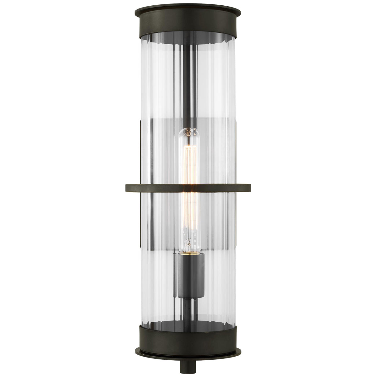 Sea Gull Lighting Alcona 1-Light Outdoor Wall Lantern without Bulb