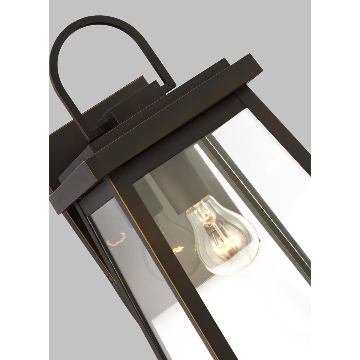 Sea Gull Lighting Founders 1-Light Outdoor Wall Lantern