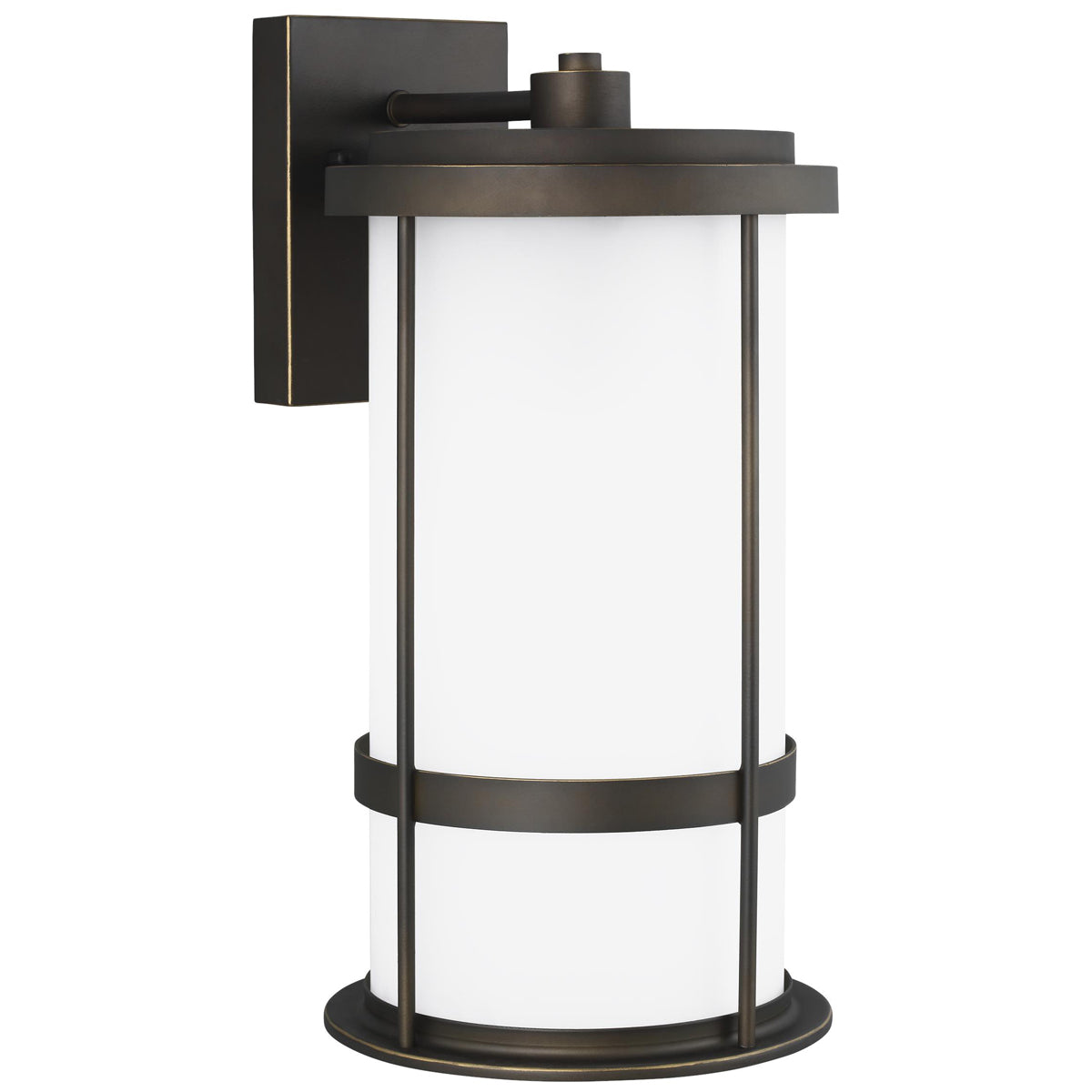 Sea Gull Lighting Wilburn Large 10&quot; 1-Light Outdoor Wall Lantern