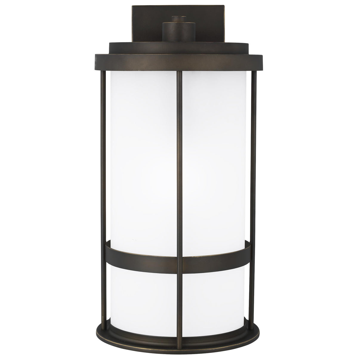 Sea Gull Lighting Wilburn Large 10&quot; 1-Light Outdoor Wall Lantern