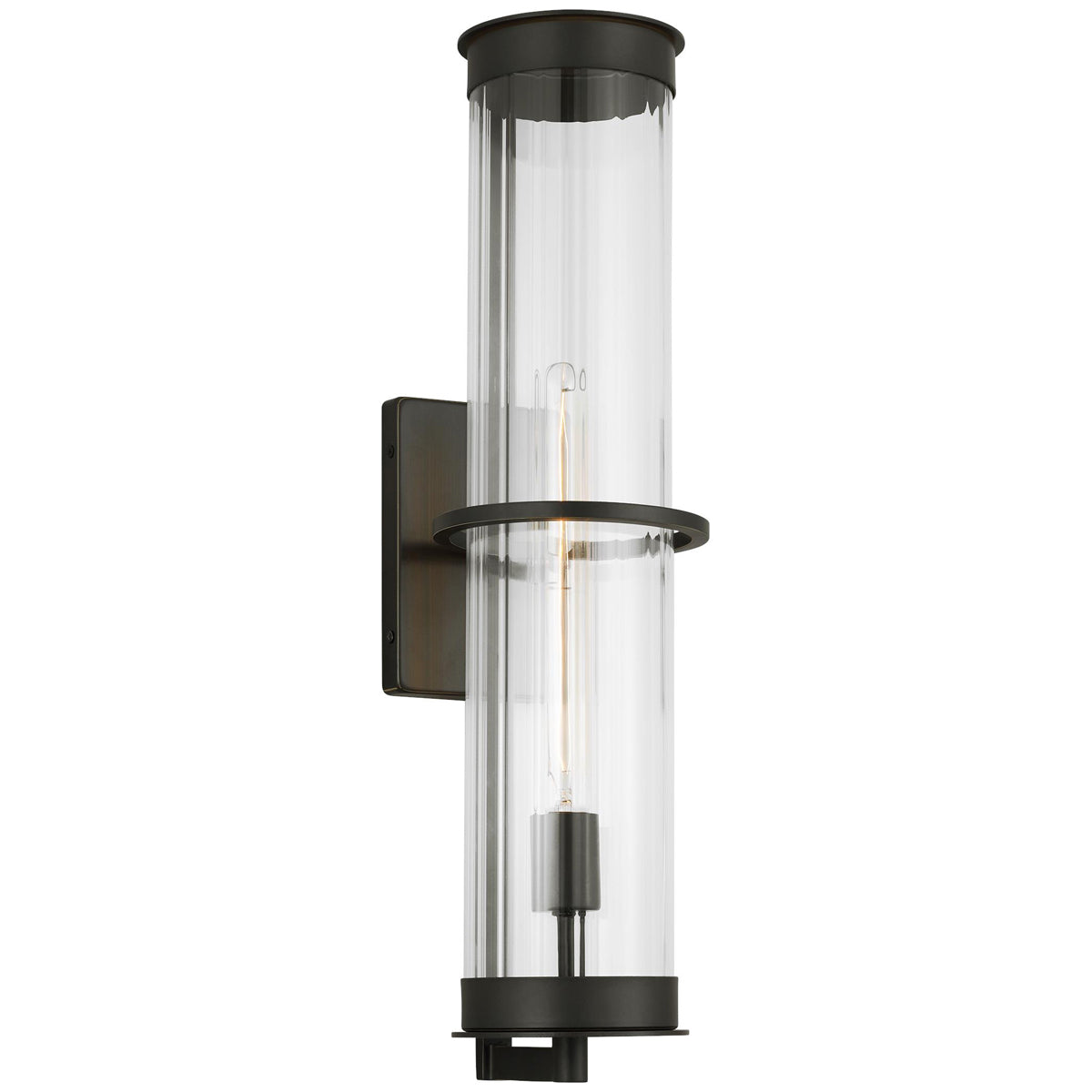 Sea Gull Lighting Alcona 1-Light Outdoor Wall Lantern without Bulb