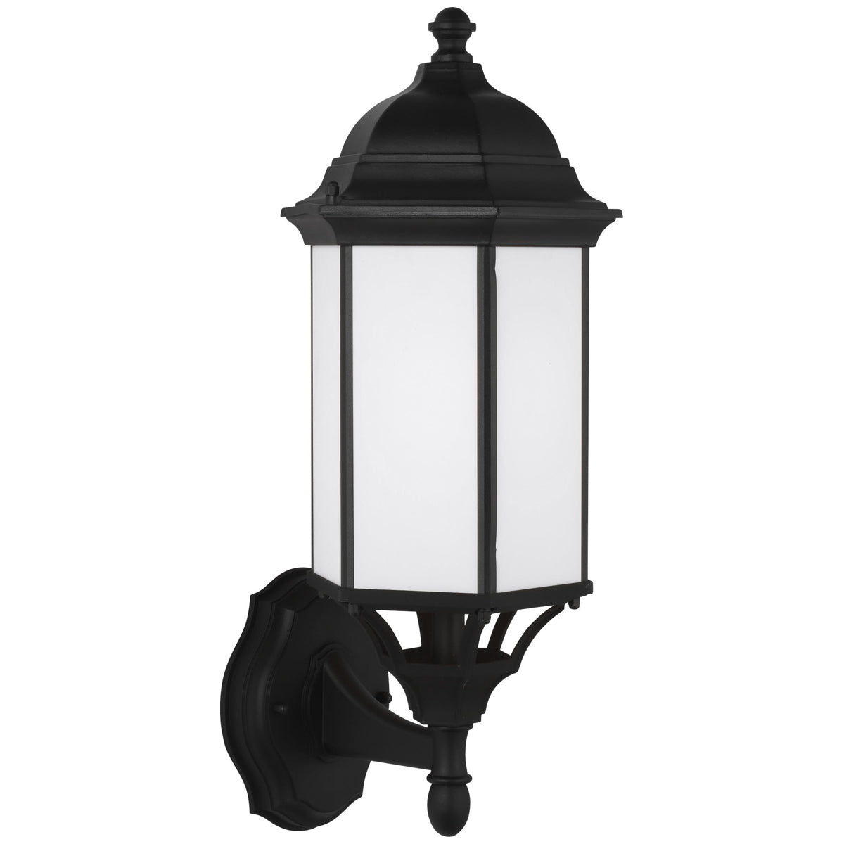 Sea Gull Lighting Sevier Uplight Outdoor Wall Lantern without Bulb