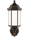 Sea Gull Lighting Sevier Uplight Outdoor Wall Lantern without Bulb