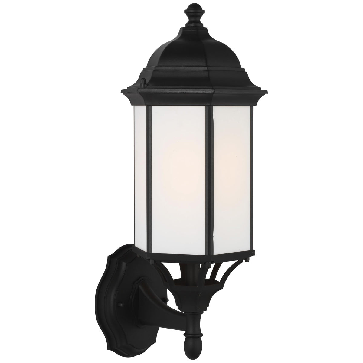 Sea Gull Lighting Sevier Uplight Outdoor Wall Lantern with Bulb