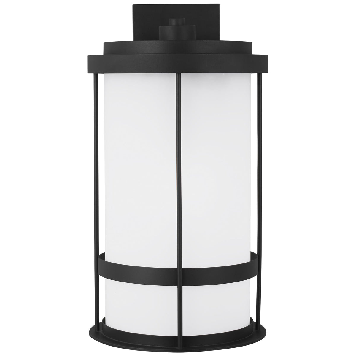 Sea Gull Lighting Wilburn 1-Light Extra Large Wall Lantern with Bulb