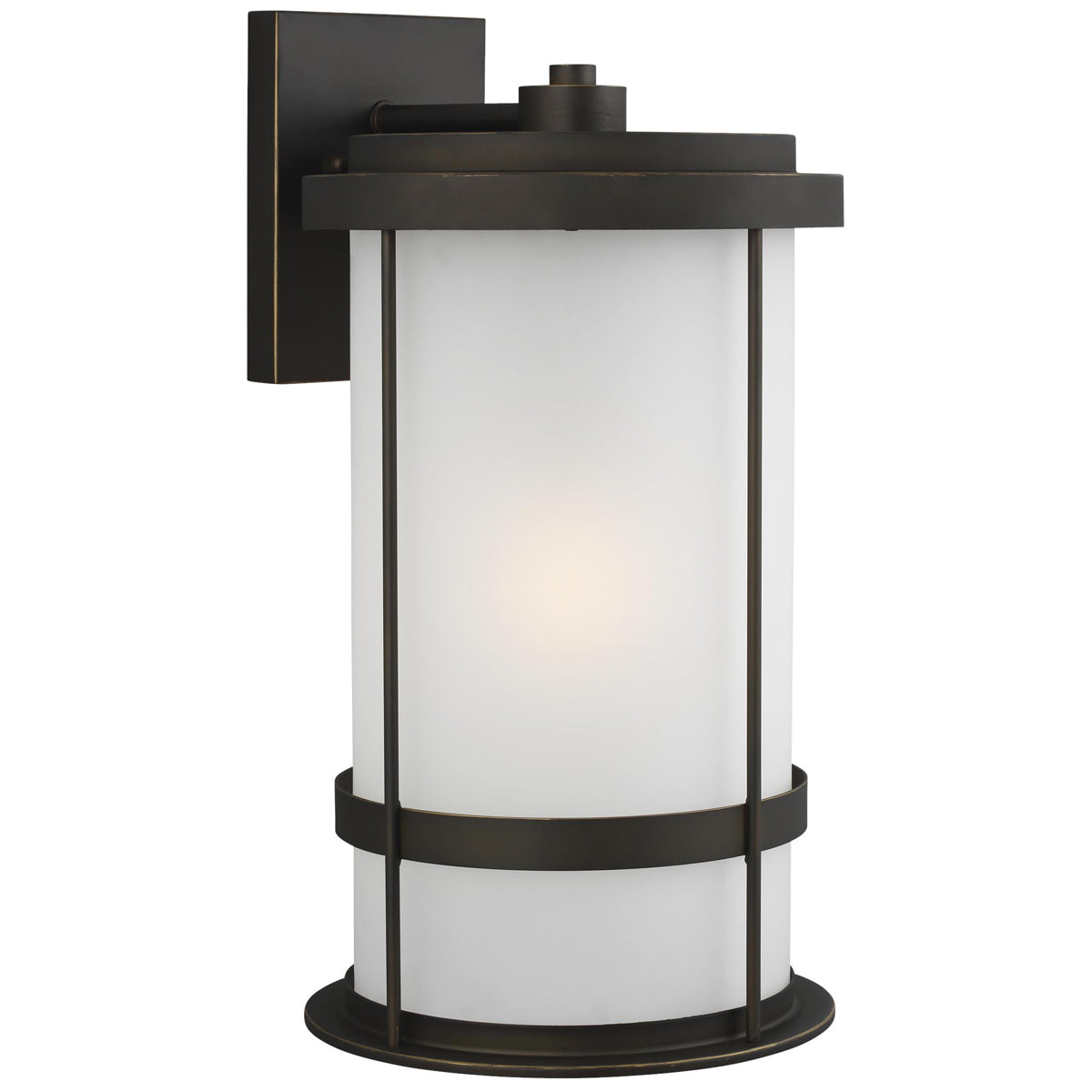 Sea Gull Lighting Wilburn Extra Large 1-Light Wall Lantern with Bulb