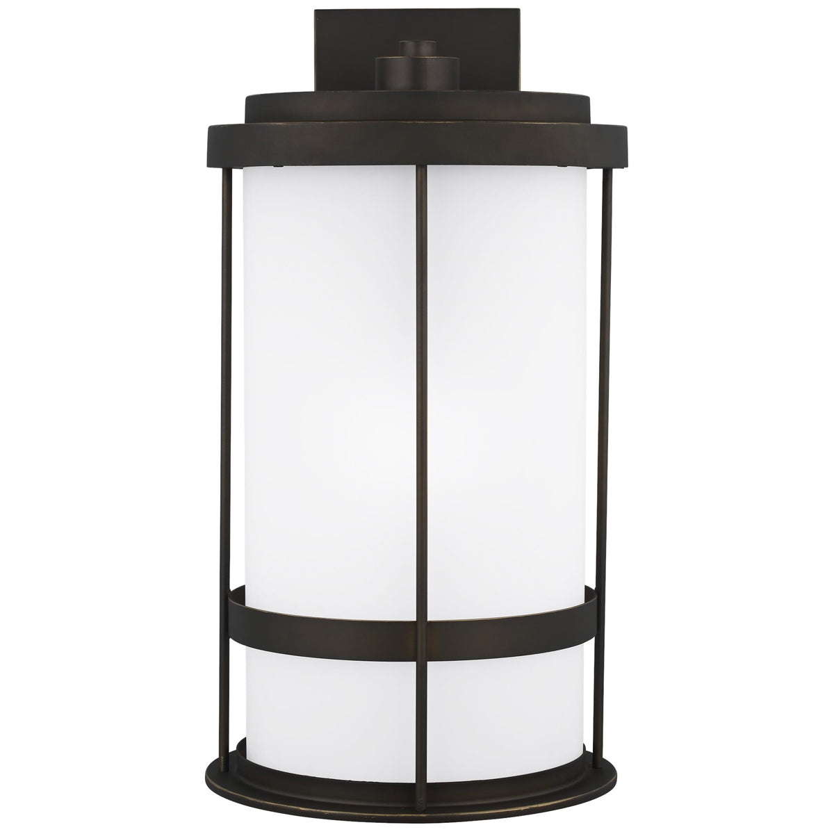 Sea Gull Lighting Wilburn Extra Large 1-Light Wall Lantern with Bulb