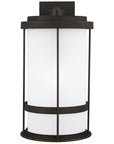 Sea Gull Lighting Wilburn Extra Large 1-Light Wall Lantern with Bulb