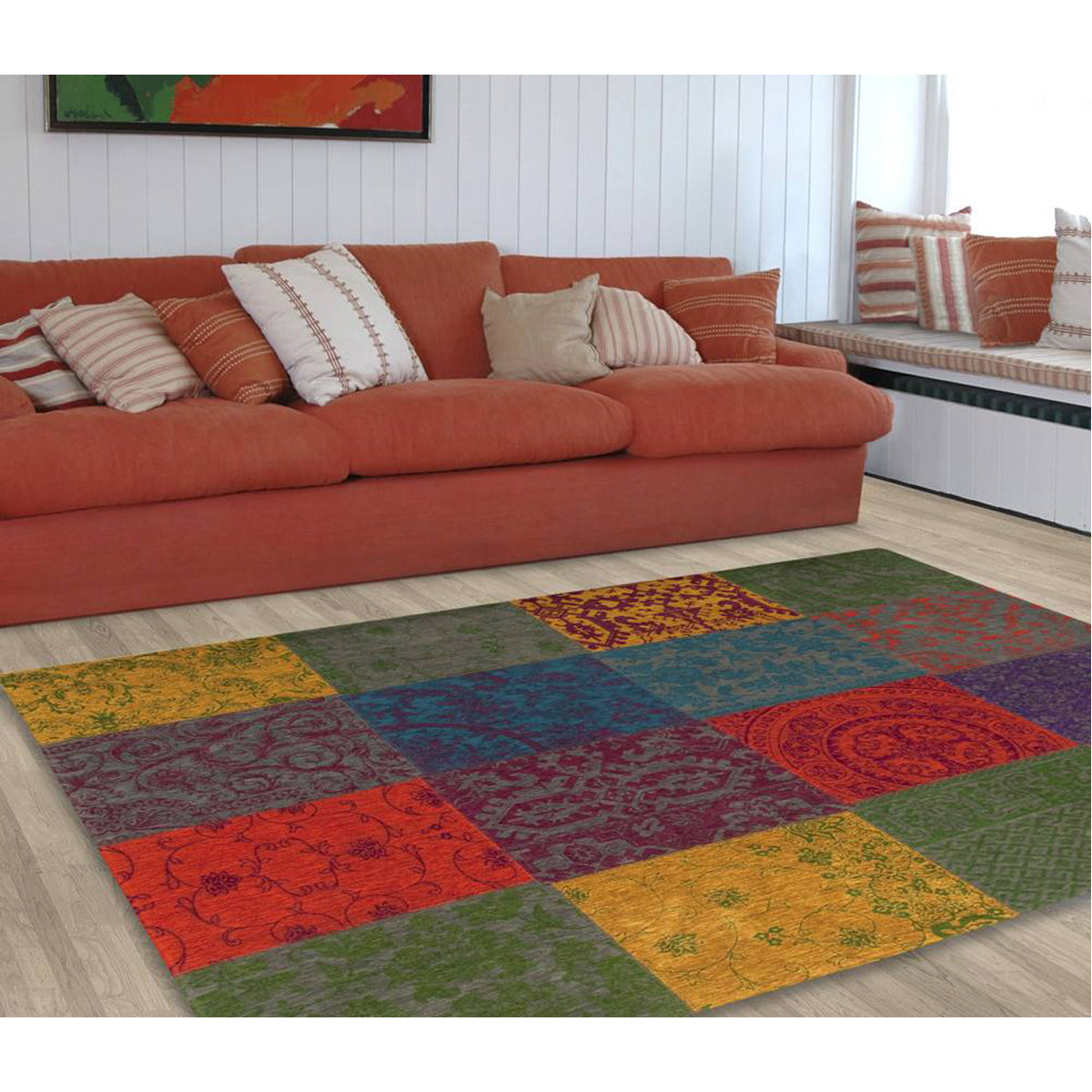 Louis de Poortere Vintage Patchwork 8109 Sunbird Rug