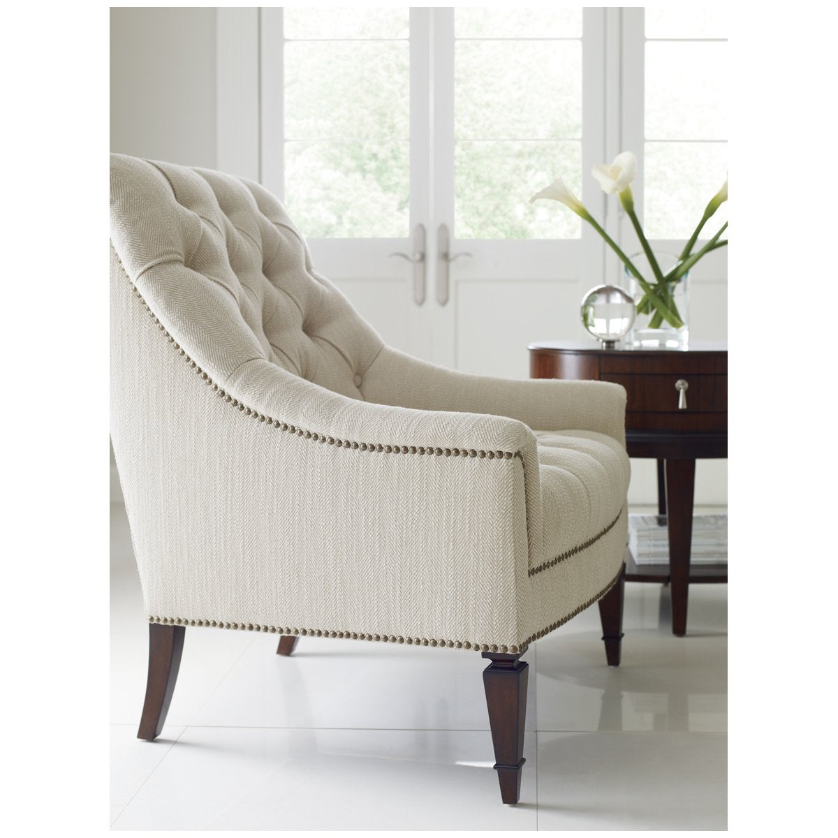 Caracole Classic Elegance Chestnut Upholstery Chair