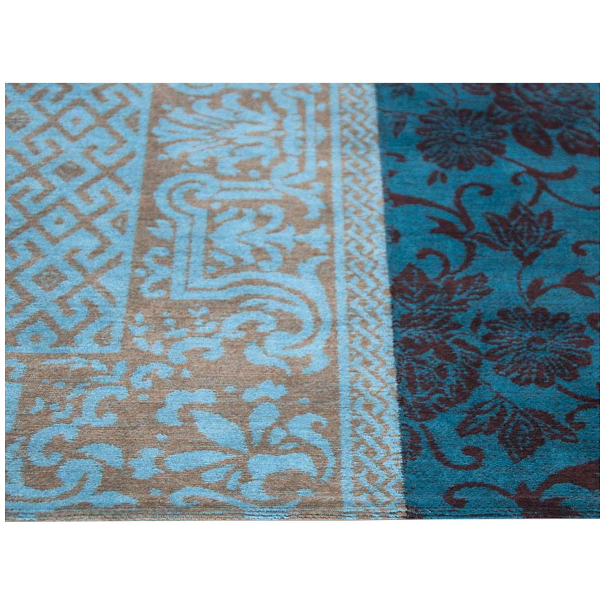 Louis de Poortere Vintage Multi 8105 Turquoise Rug