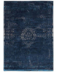 Louis de Poortere Fading World Medaillon 8254 Blue Night Rug