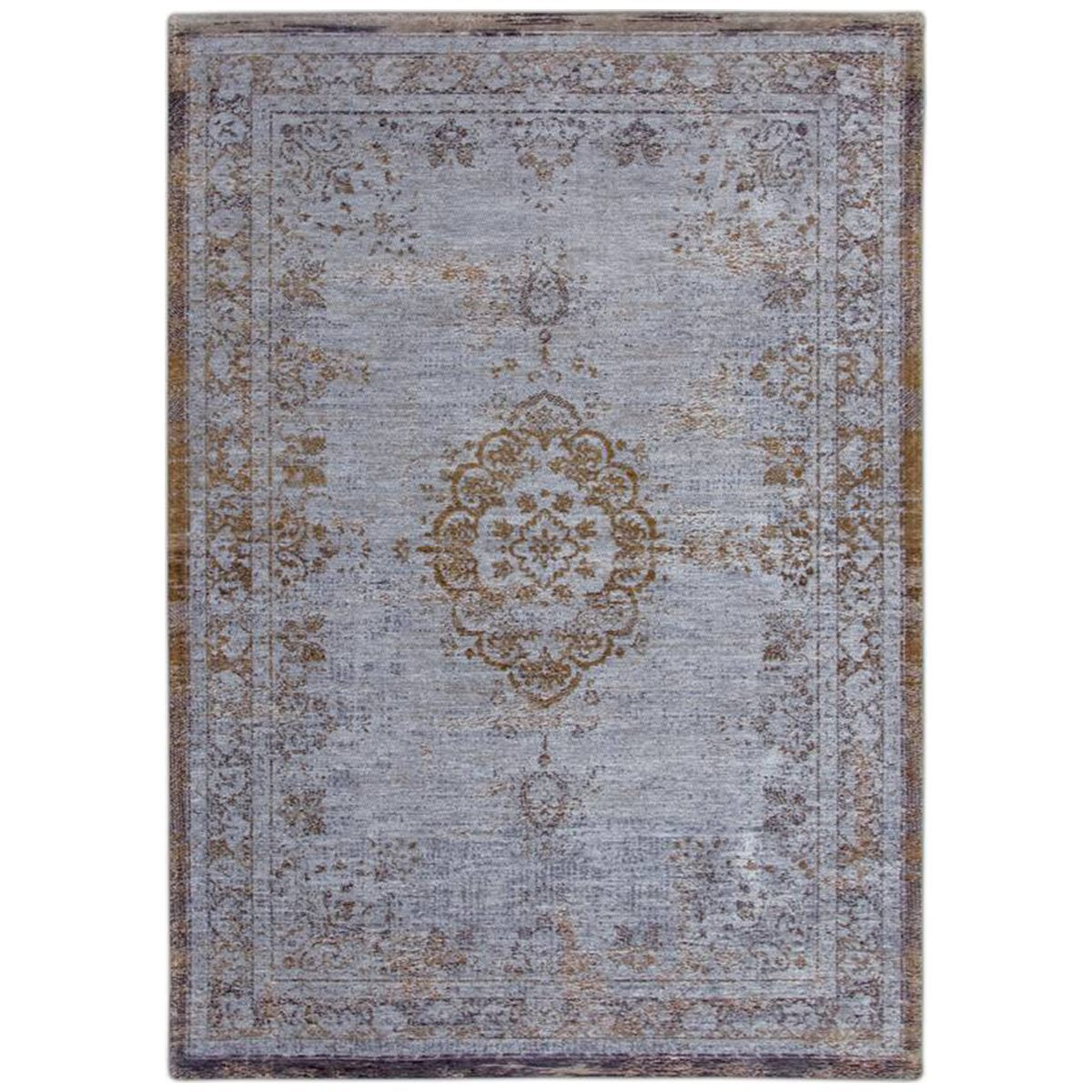 Louis de Poortere Fading World Medaillon 8257 Grey Ebony Rug