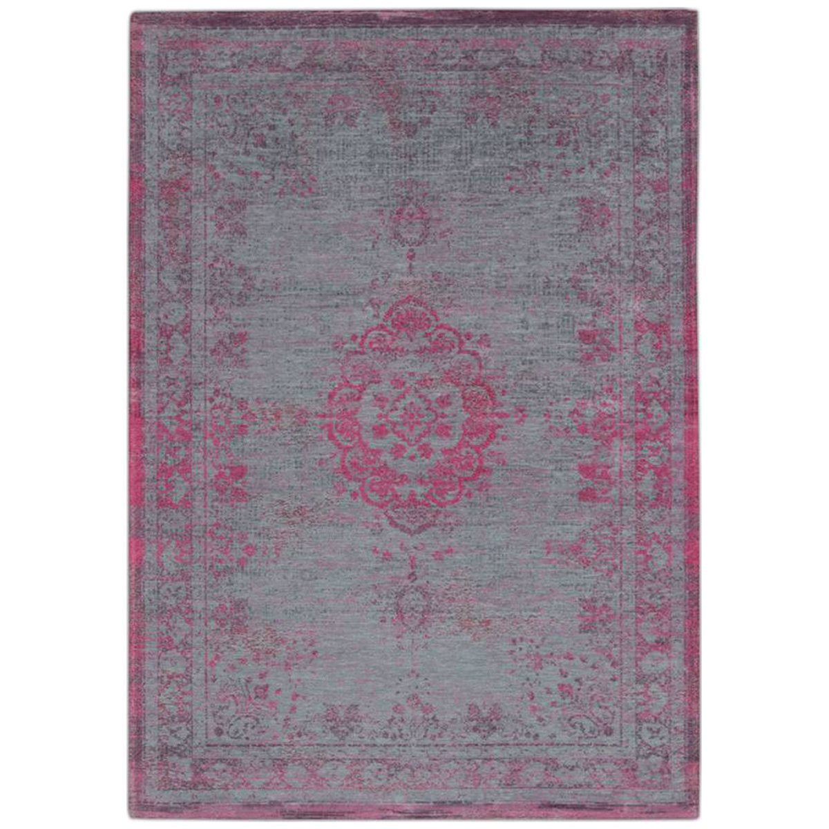 Louis de Poortere Fading World Medaillon 8261 Pink Flash Rug