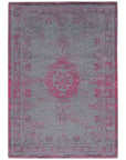 Louis de Poortere Fading World Medaillon 8261 Pink Flash Rug