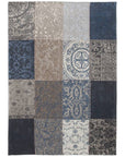 Louis de Poortere Vintage Multi 8108 Bleu Denim Rug