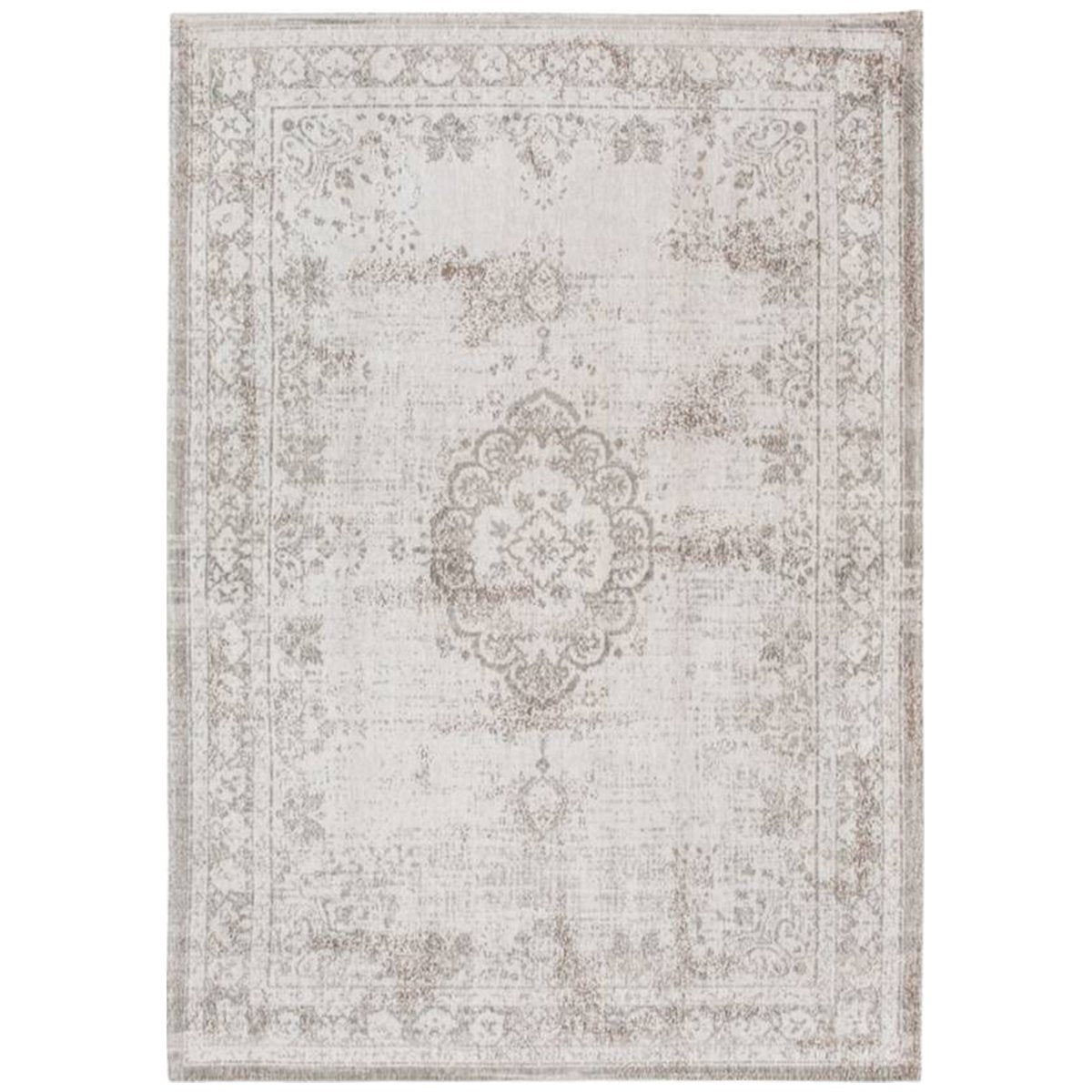 Louis de Poortere Fading World Medaillon 8383 Salt &amp; Pepper Rug