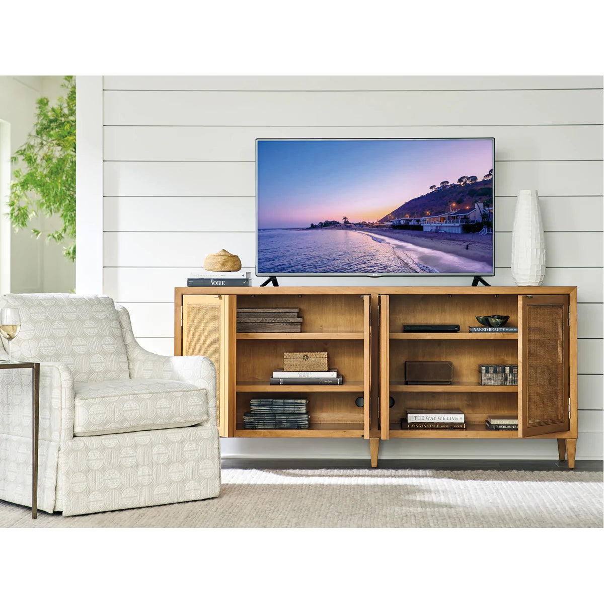 Lexington Barclay Butera Laguna Bluebird Media Console