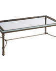 Lexington Barclay Butera Laguna Bluff Metal and Glass Cocktail Table