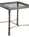 Lexington Barclay Butera Laguna Bluff Metal and Glass End Table