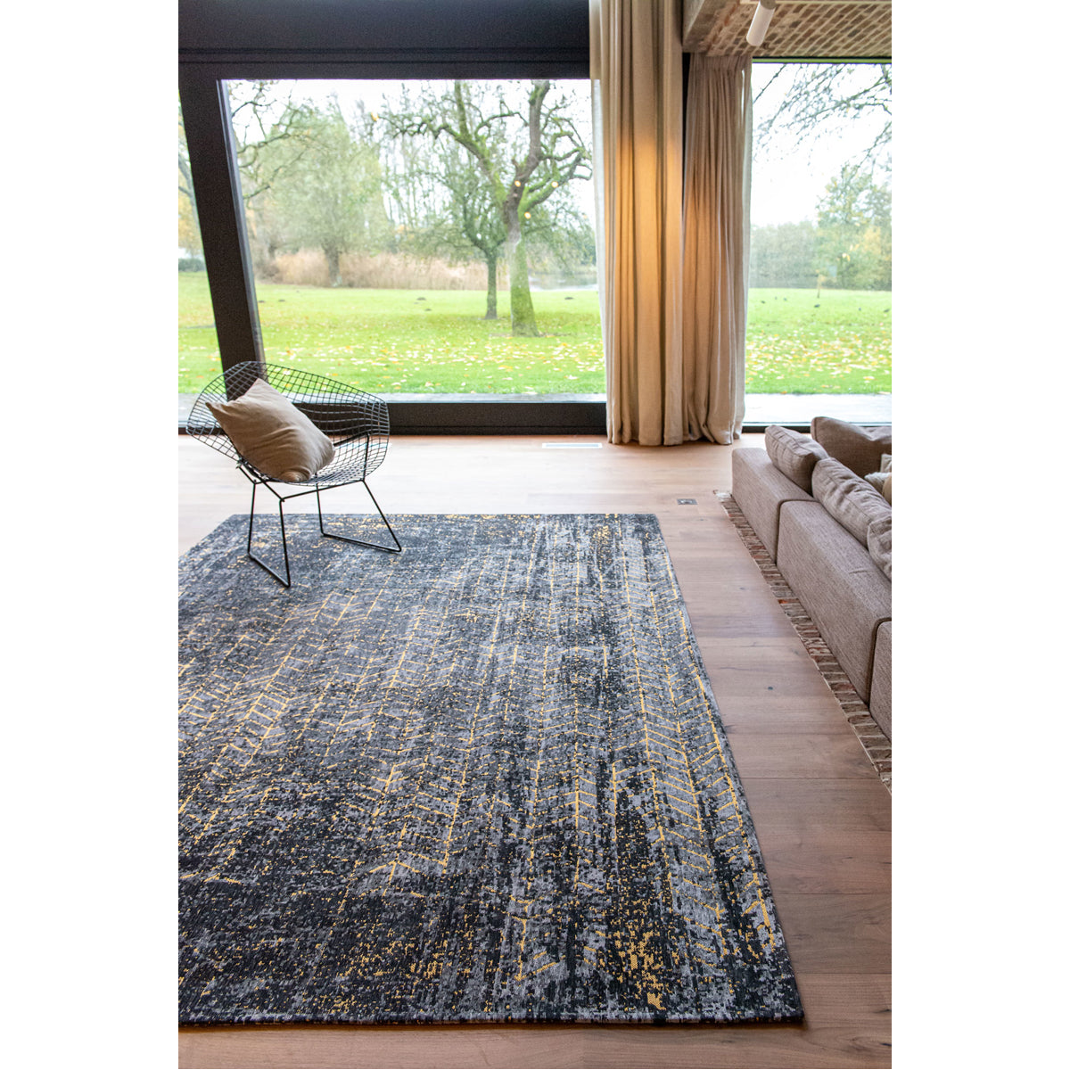 Louis de Poortere Mad Men Jacob&#39;s Ladder 8422 Broadway Glitter Rug