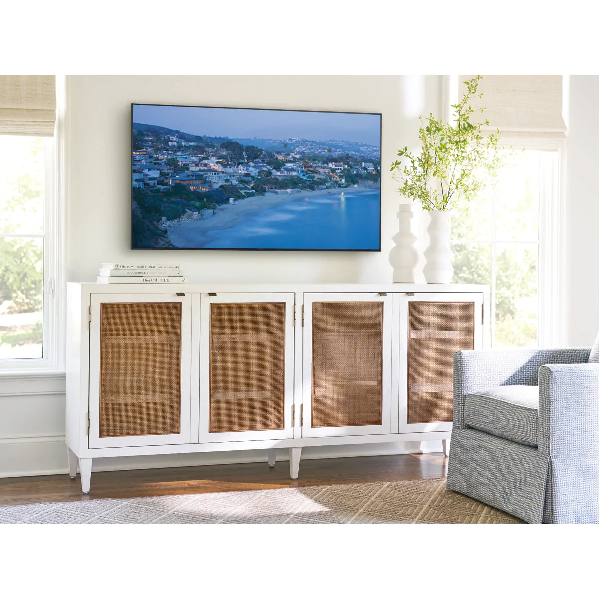 Lexington Barclay Butera Laguna Bluebird Media Console