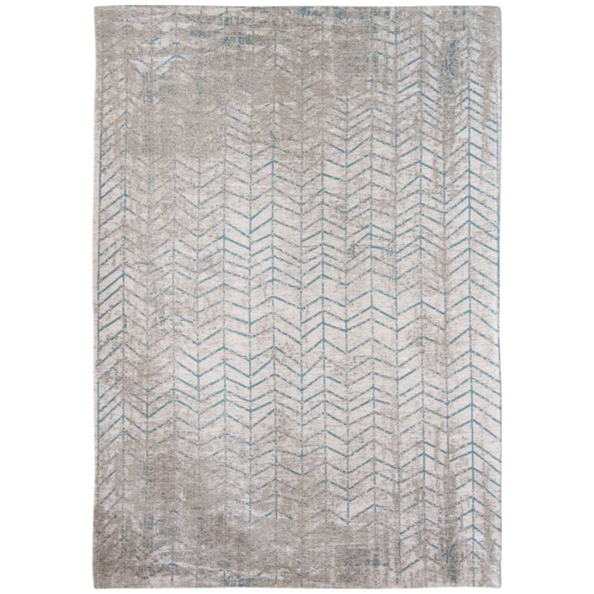 Louis de Poortere Mad Men Jacob&#39;s Ladder 8927 Tribeca Blue Rug