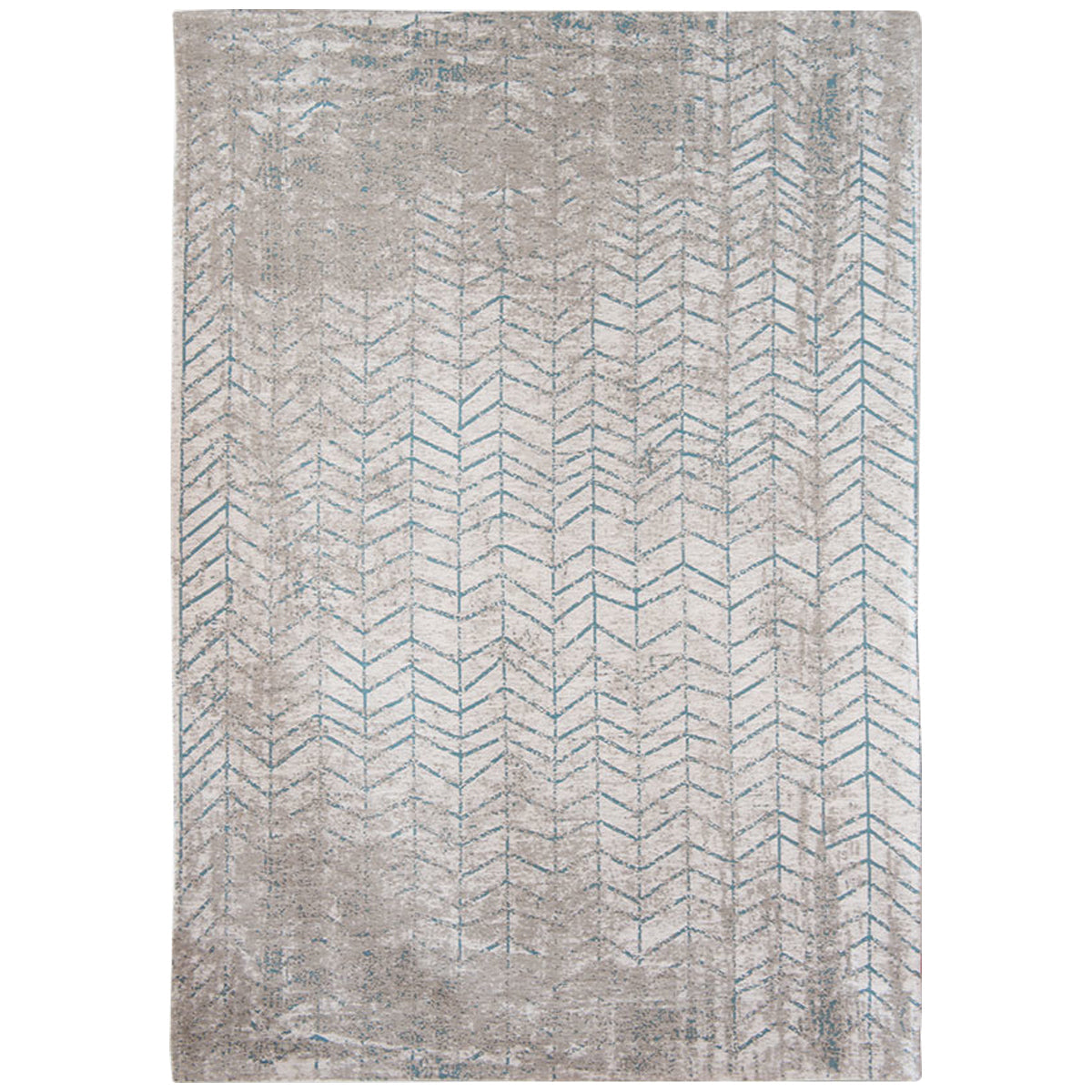 Louis de Poortere Mad Men Jacob&#39;s Ladder 8927 Tribeca Blue Rug