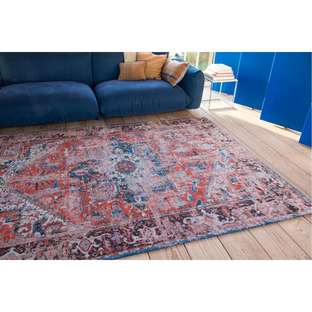 Louis de Poortere Antiquarian Heriz Antique 8703 Classic Brick Rug