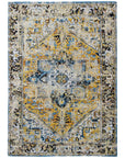 Louis de Poortere Antiquarian Heriz Antique 8704 Amir Gold Rug