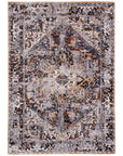 Louis de Poortere Antiquarian Heriz Antique 8707 Divan Blue Rug