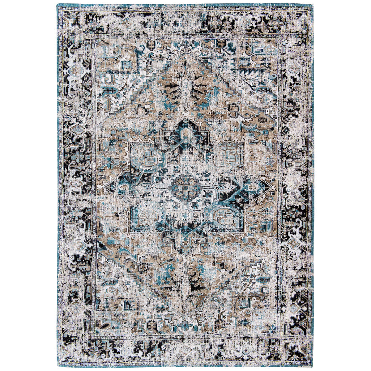 Louis de Poortere Antiquarian Antique Heriz 8708 Rug, 9&#39;6&quot; x 12&#39;10&quot;